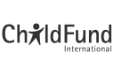 Childfund International Logo in greyscale.