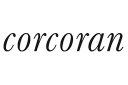 Corcoran: logo in greyscale