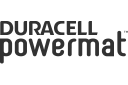 Duracell Powermat: logo in greyscale
