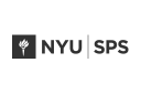 New York University-SPS: logo in greyscale