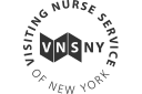 Visiting Nurse Service of New York: logo in greyscale