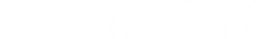 Mikimoto: logo in white