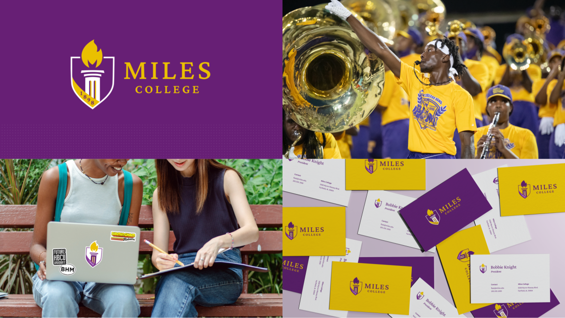 Miles College Branding Example